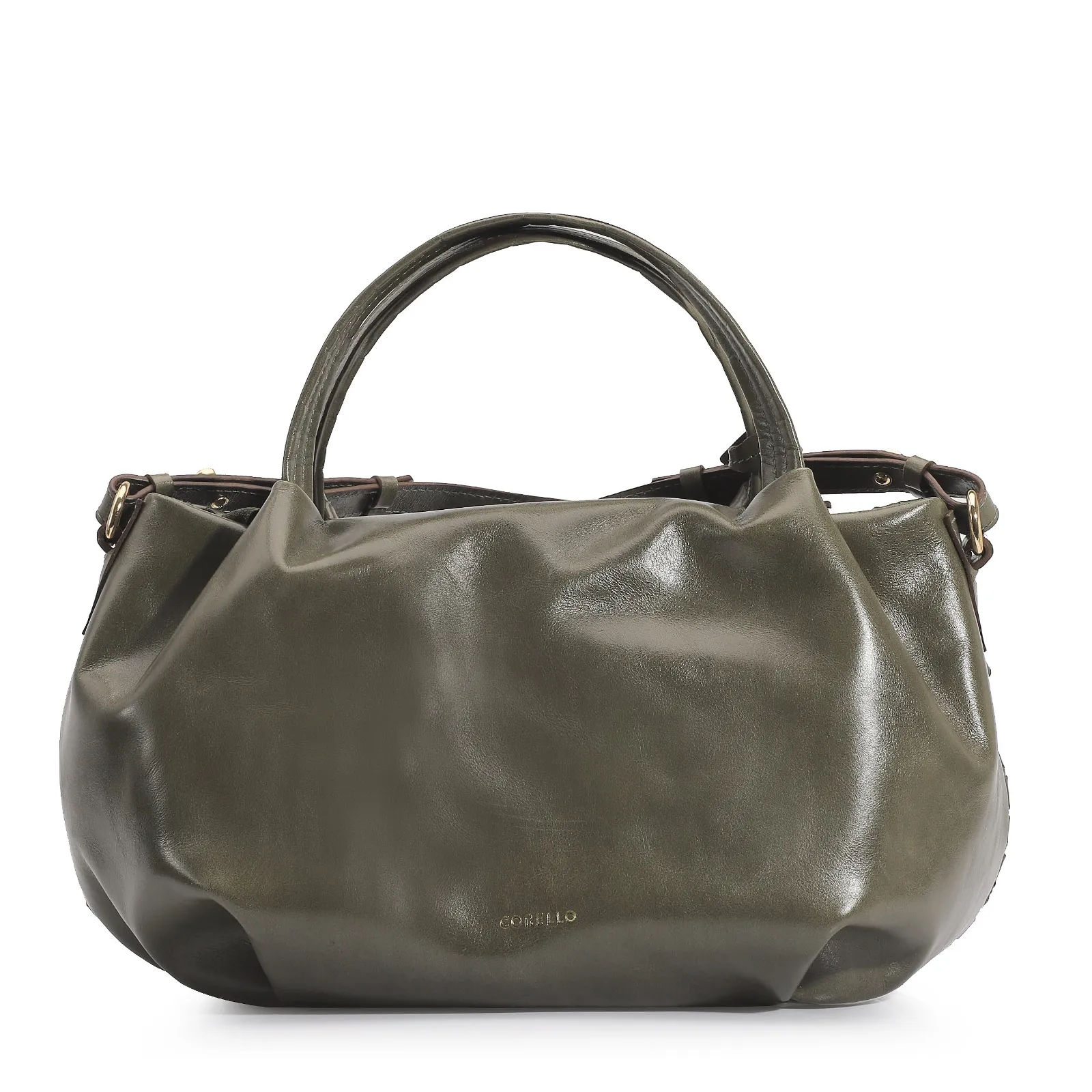 Bolsa Tote Tressê Couro Verde