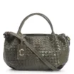 Bolsa Tote Tressê Couro Verde - imagem 1