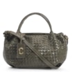 Bolsa Tote Tressê Couro Verde - imagem 1