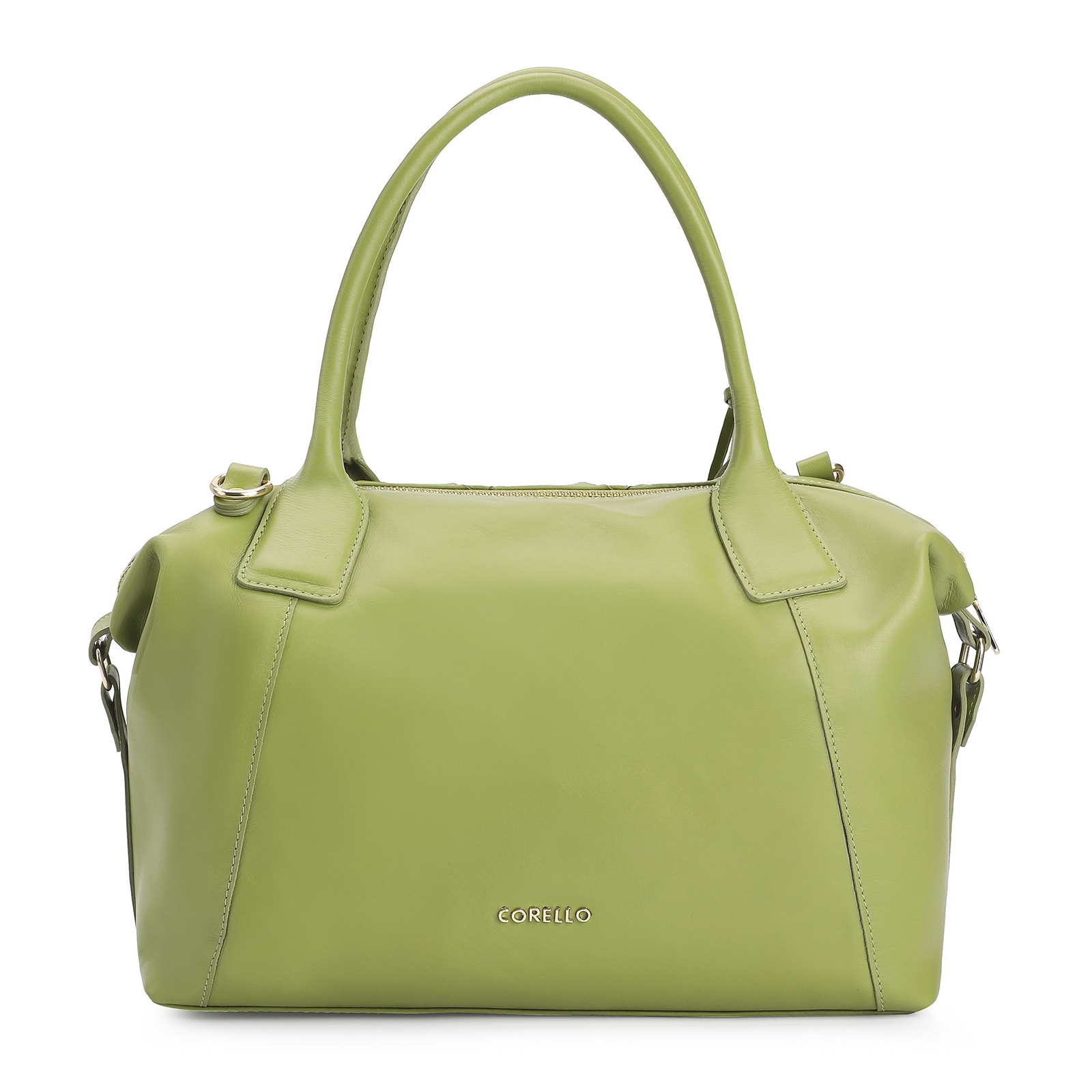 Bolsa Tote Tressê Couro Verde