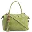 Bolsa Tote Tressê Couro Verde - imagem 1