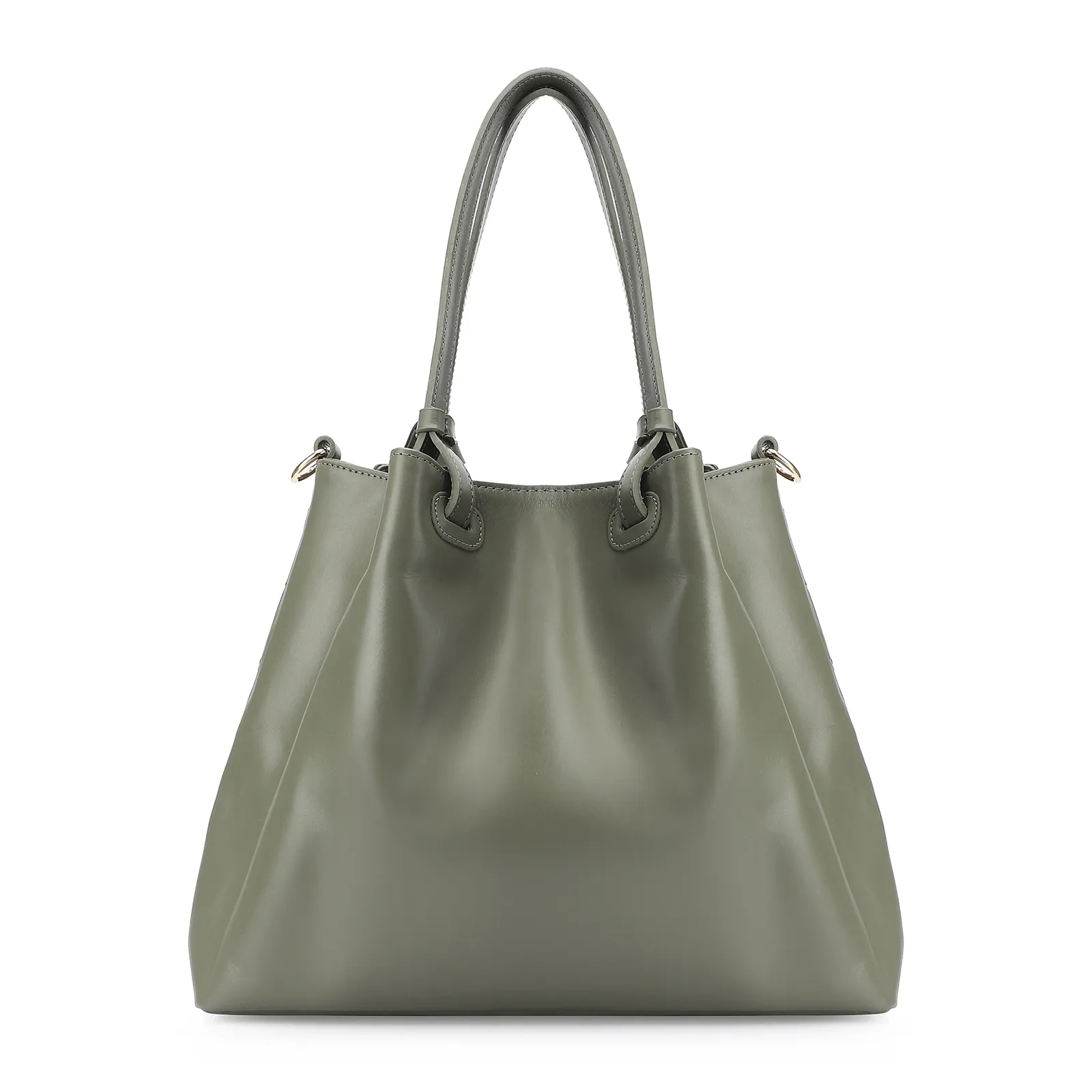 Bolsa Tote Tressê Couro Verde