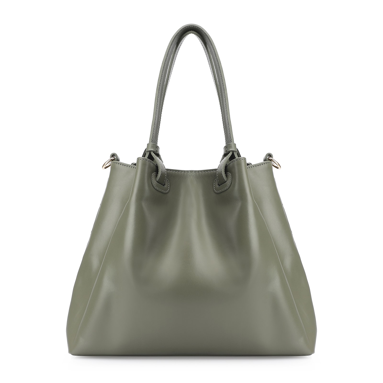 Bolsa Tote Tressê Couro Verde