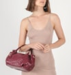 Bolsa Tote Tressê Couro Vinho - imagem 2