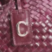 Bolsa Tote Tressê Couro Vinho - imagem 6