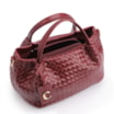 Bolsa Tote Tressê Couro Vinho - imagem 5