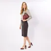 Bolsa Tote Tressê Couro Vinho - imagem 9