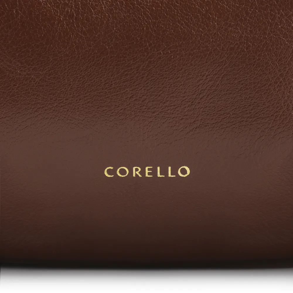 Bolsa Tote Tressê Grande Couro Marrom Tressê - imagem 6