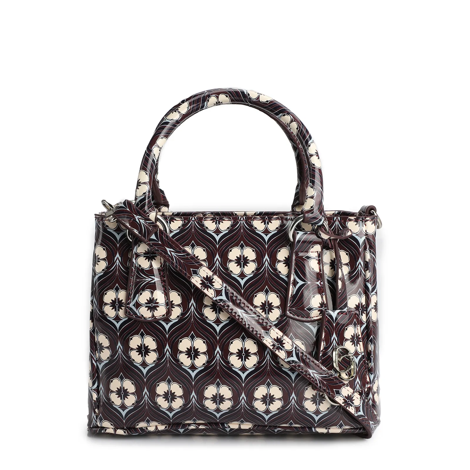 Bolsa Tote Verniz Estampado