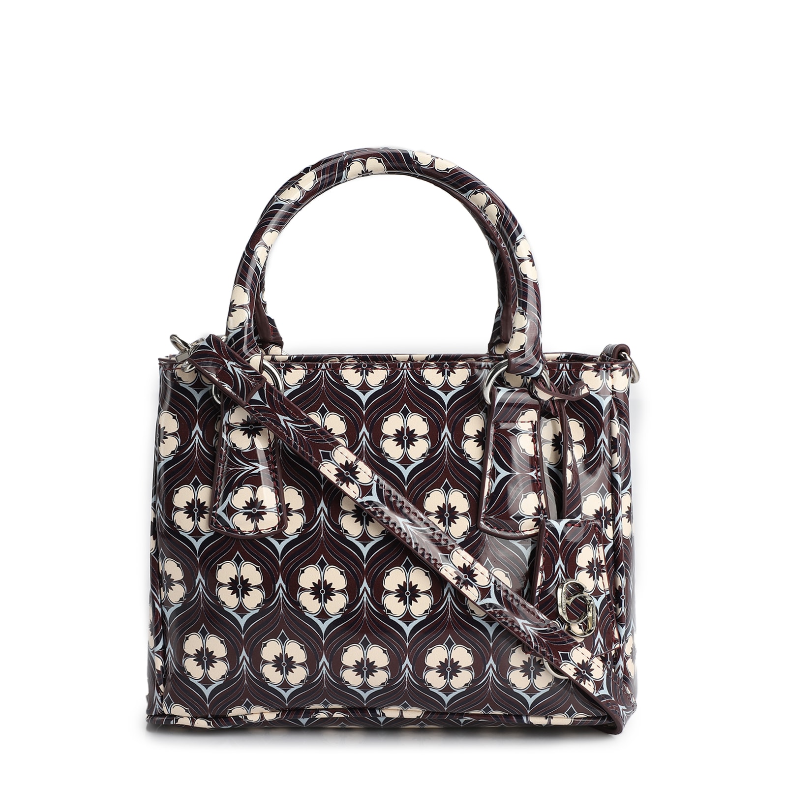 Bolsa Tote Verniz Estampado