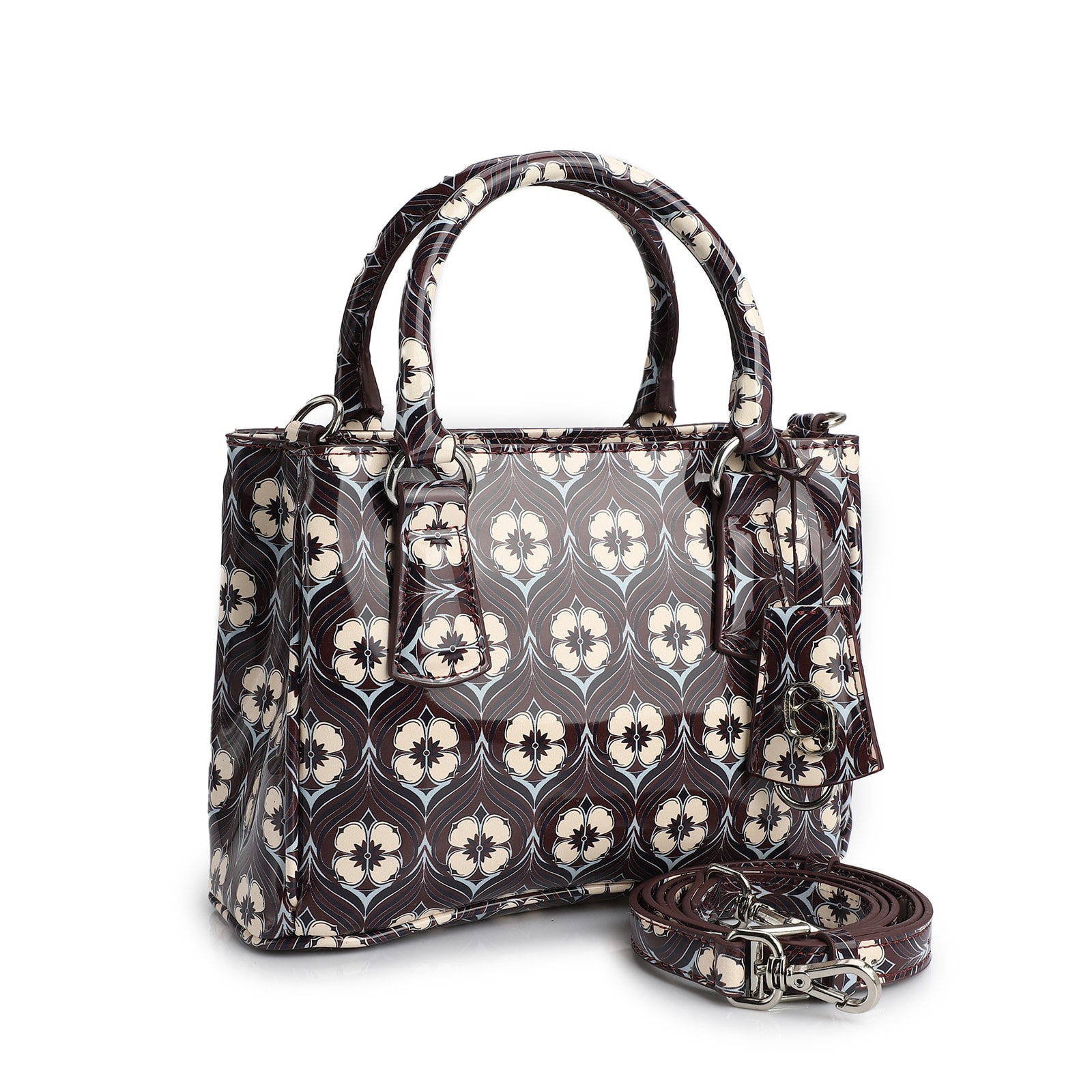 Bolsa Tote Verniz Estampado