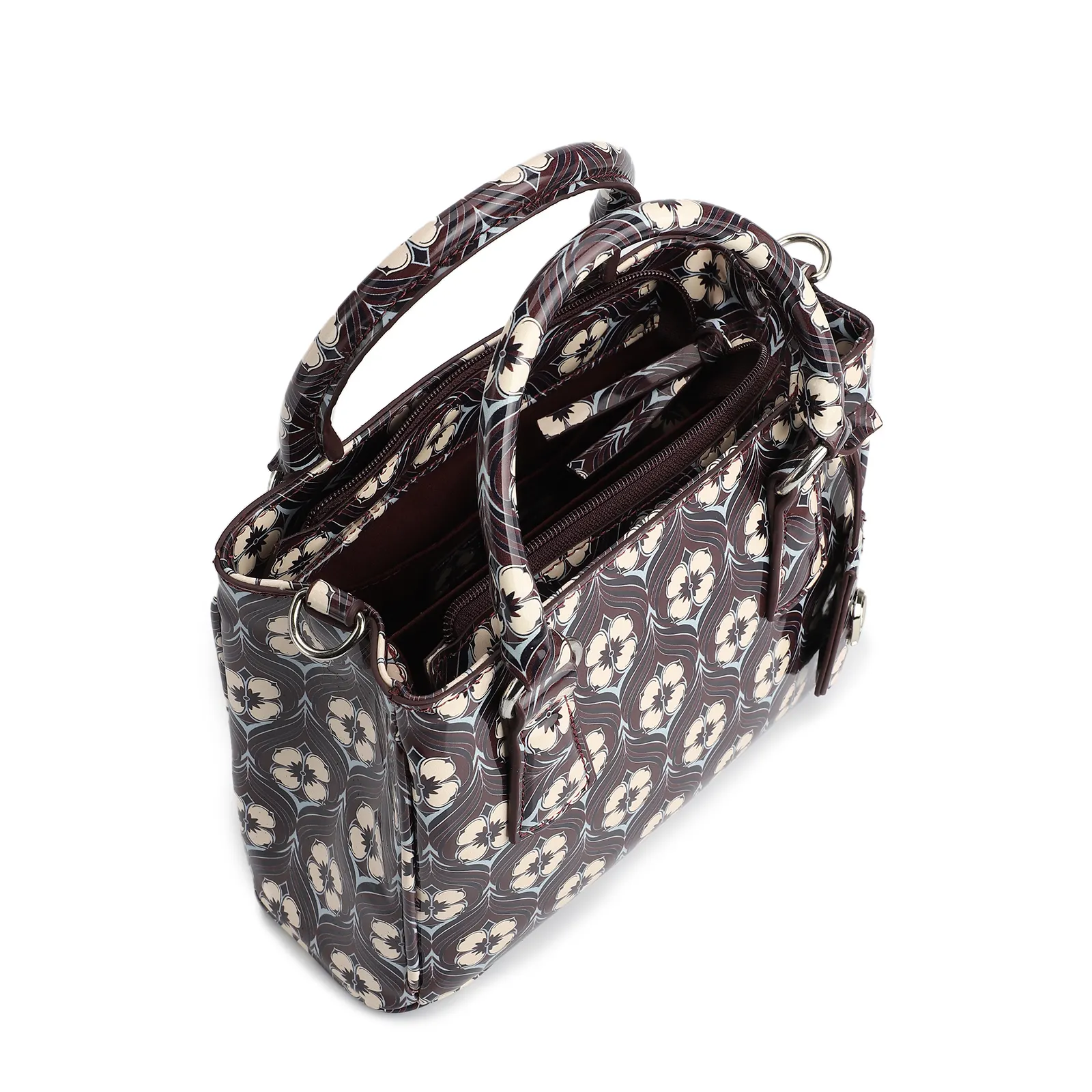 Bolsa Tote Verniz Estampado