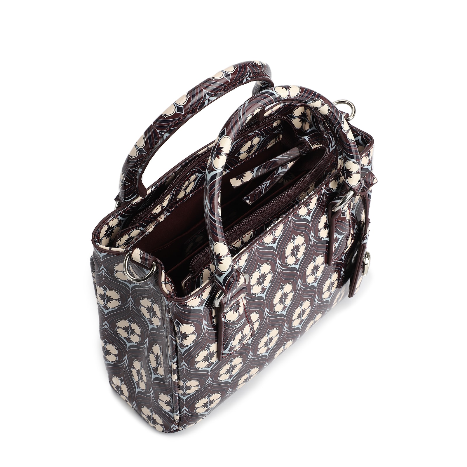 Bolsa Tote Verniz Estampado