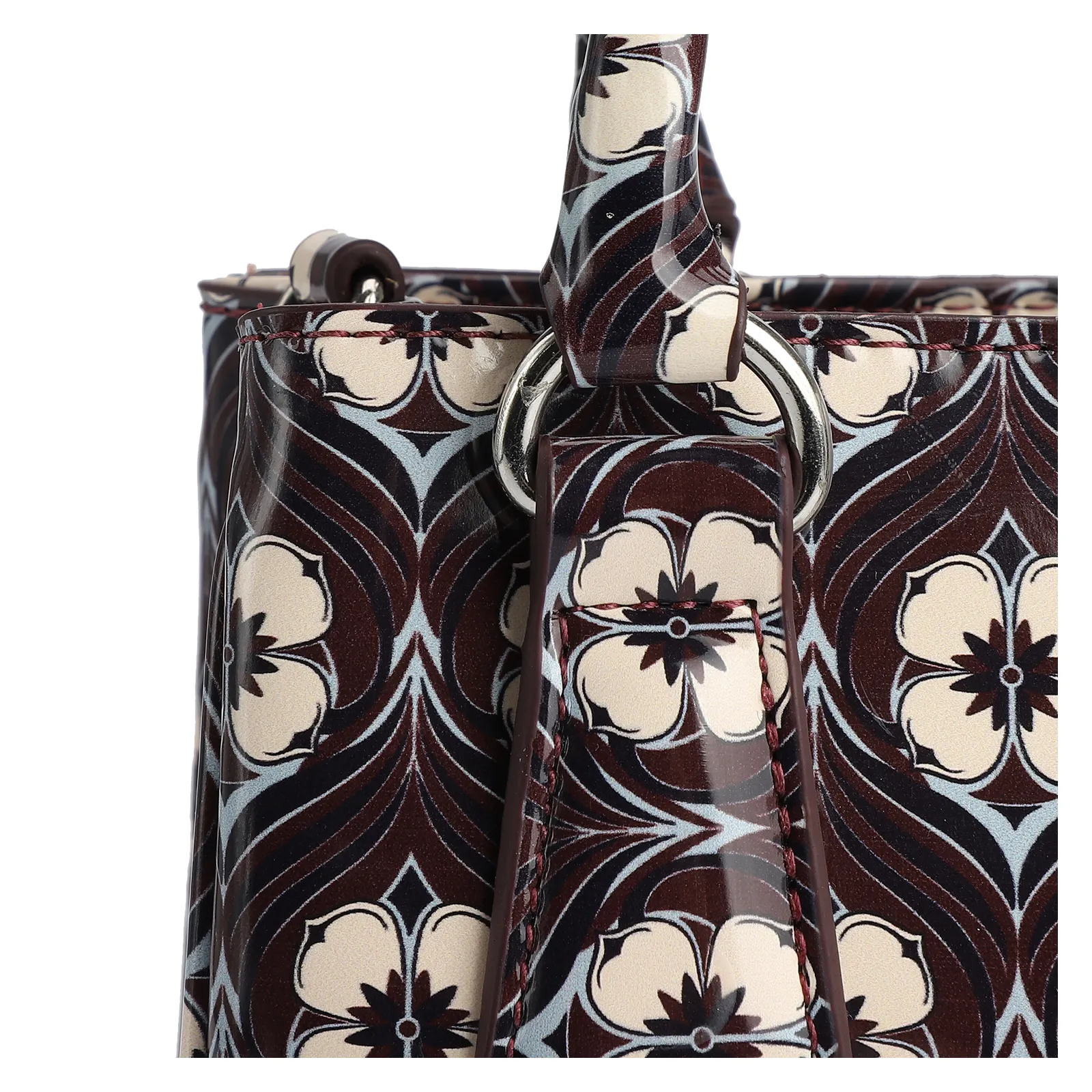 Bolsa Tote Verniz Estampado