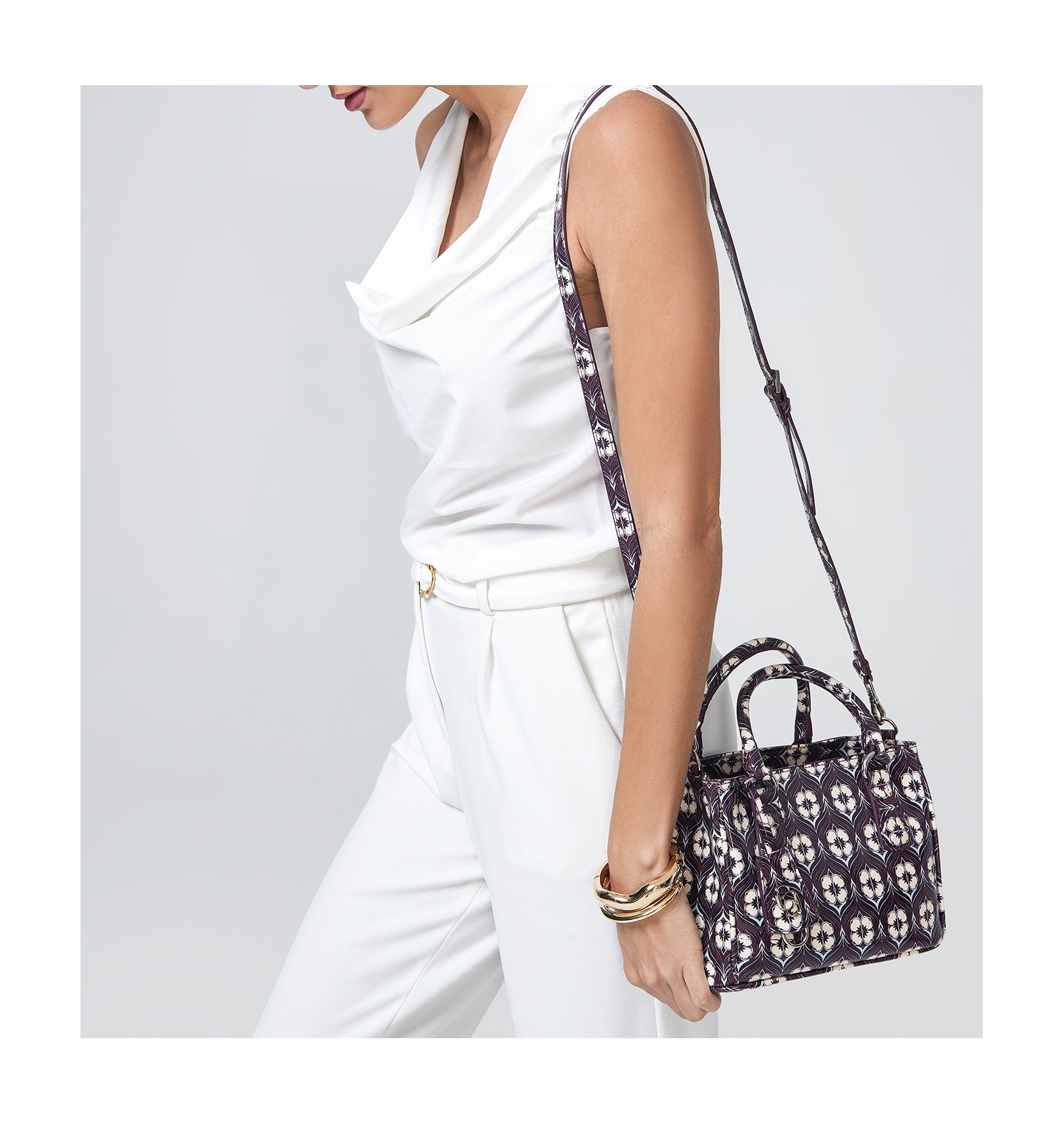 Bolsa Tote Verniz Estampado