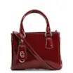 Bolsa Tote Verniz Vinho - imagem 1