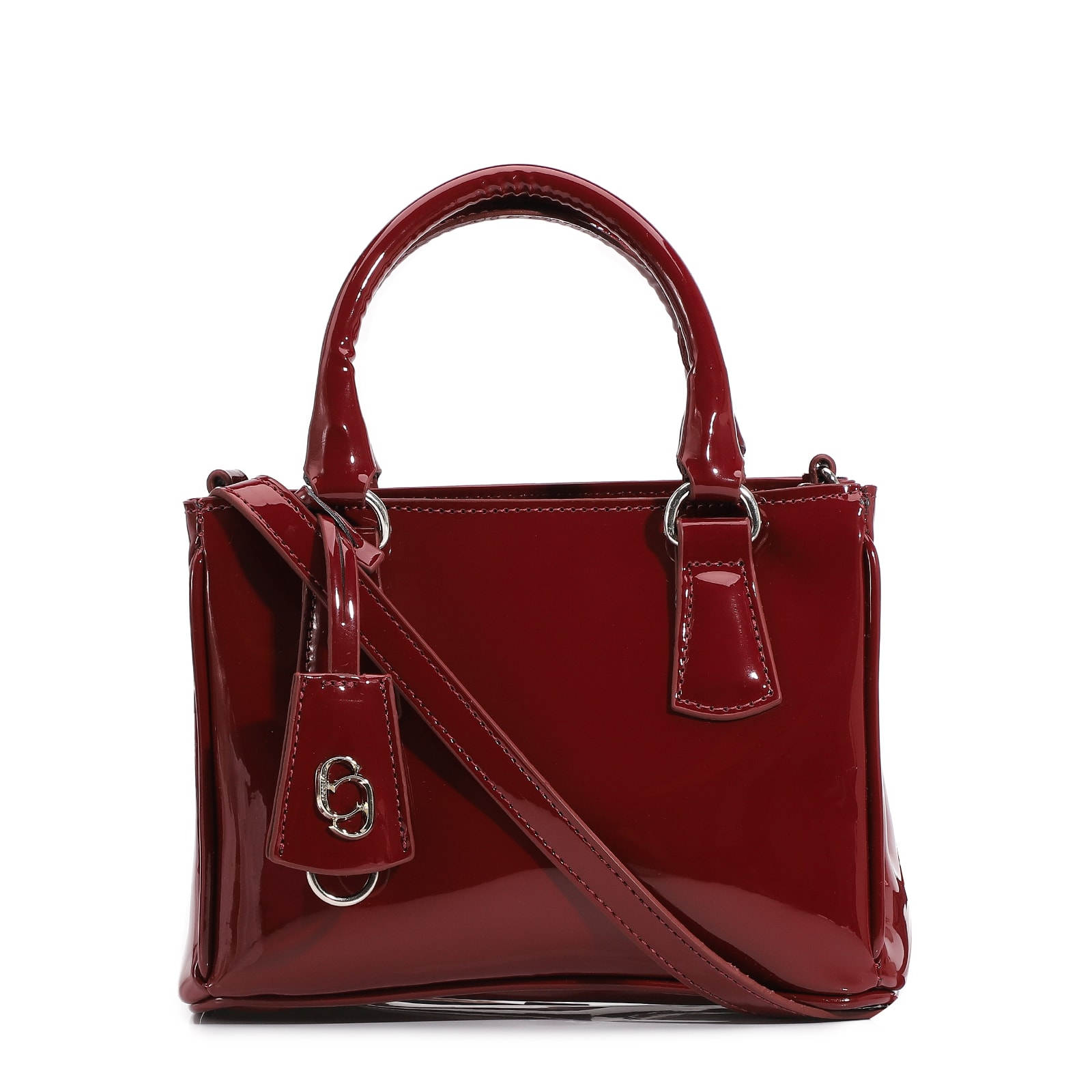 Bolsa Tote Verniz Vinho