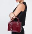 Bolsa Tote Verniz Vinho - imagem 2