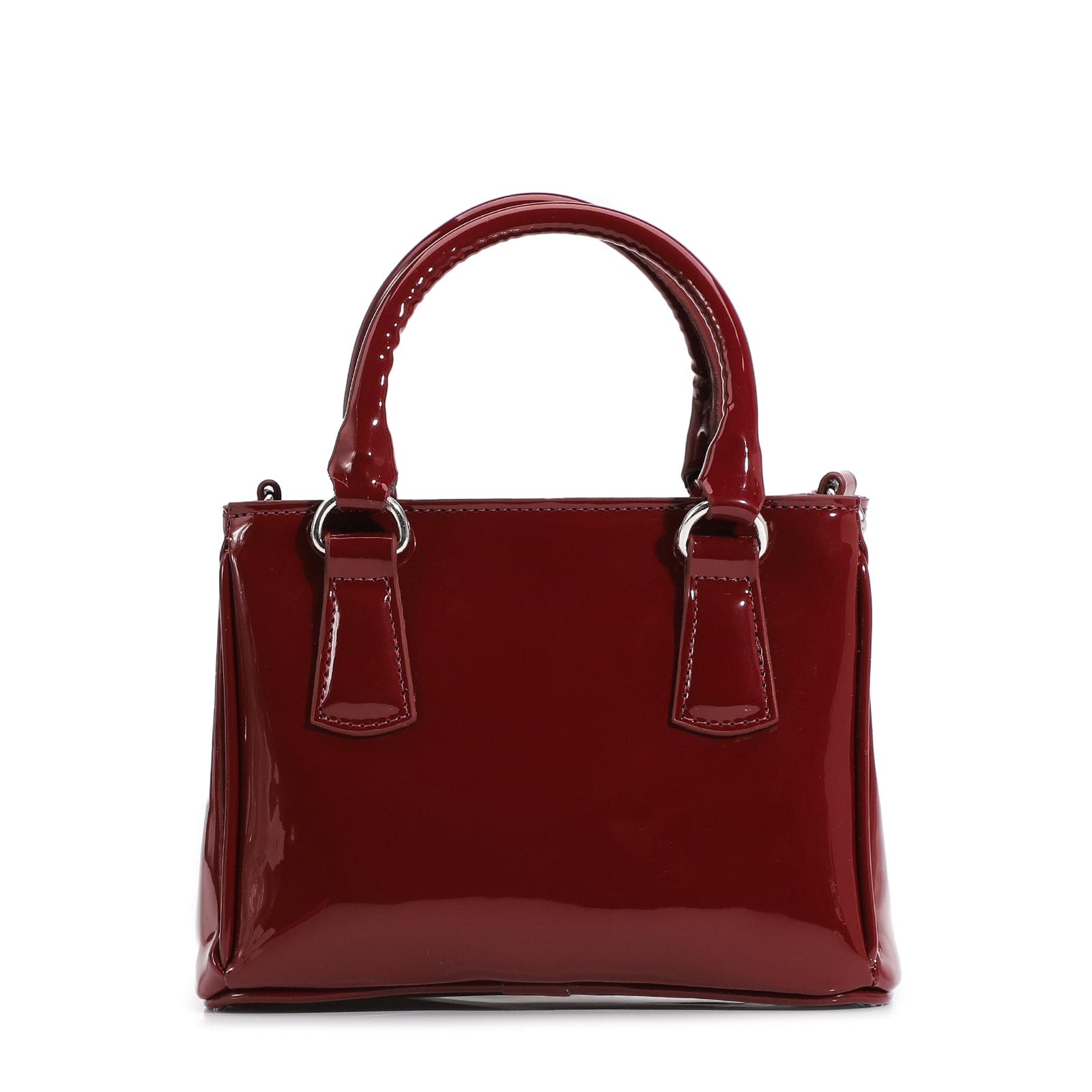 Bolsa Tote Verniz Vinho