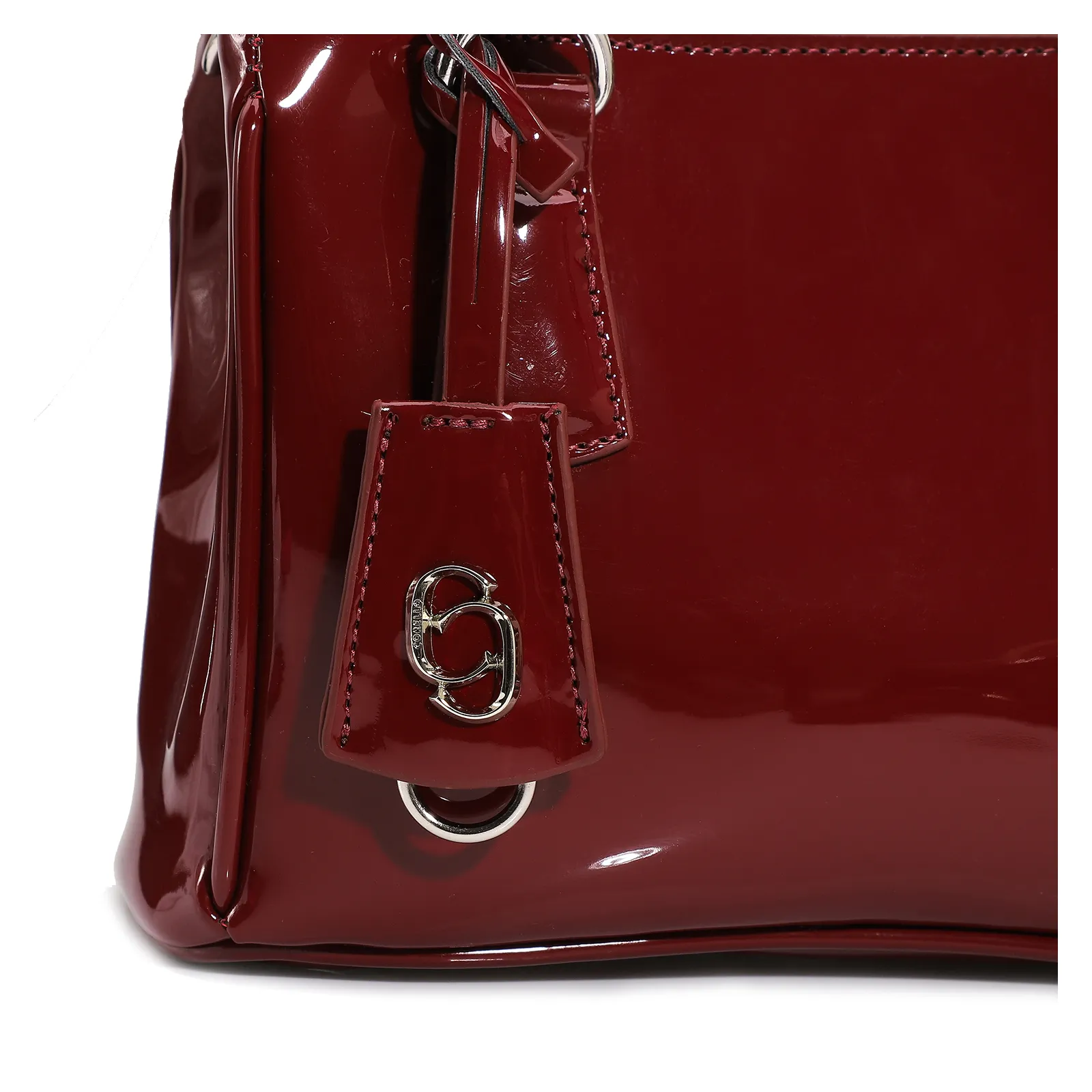 Bolsa Tote Verniz Vinho