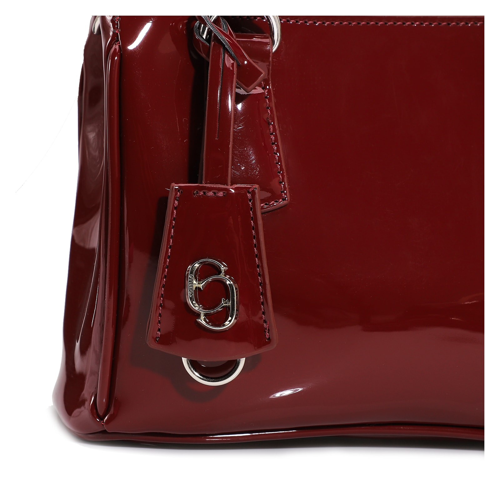 Bolsa Tote Verniz Vinho