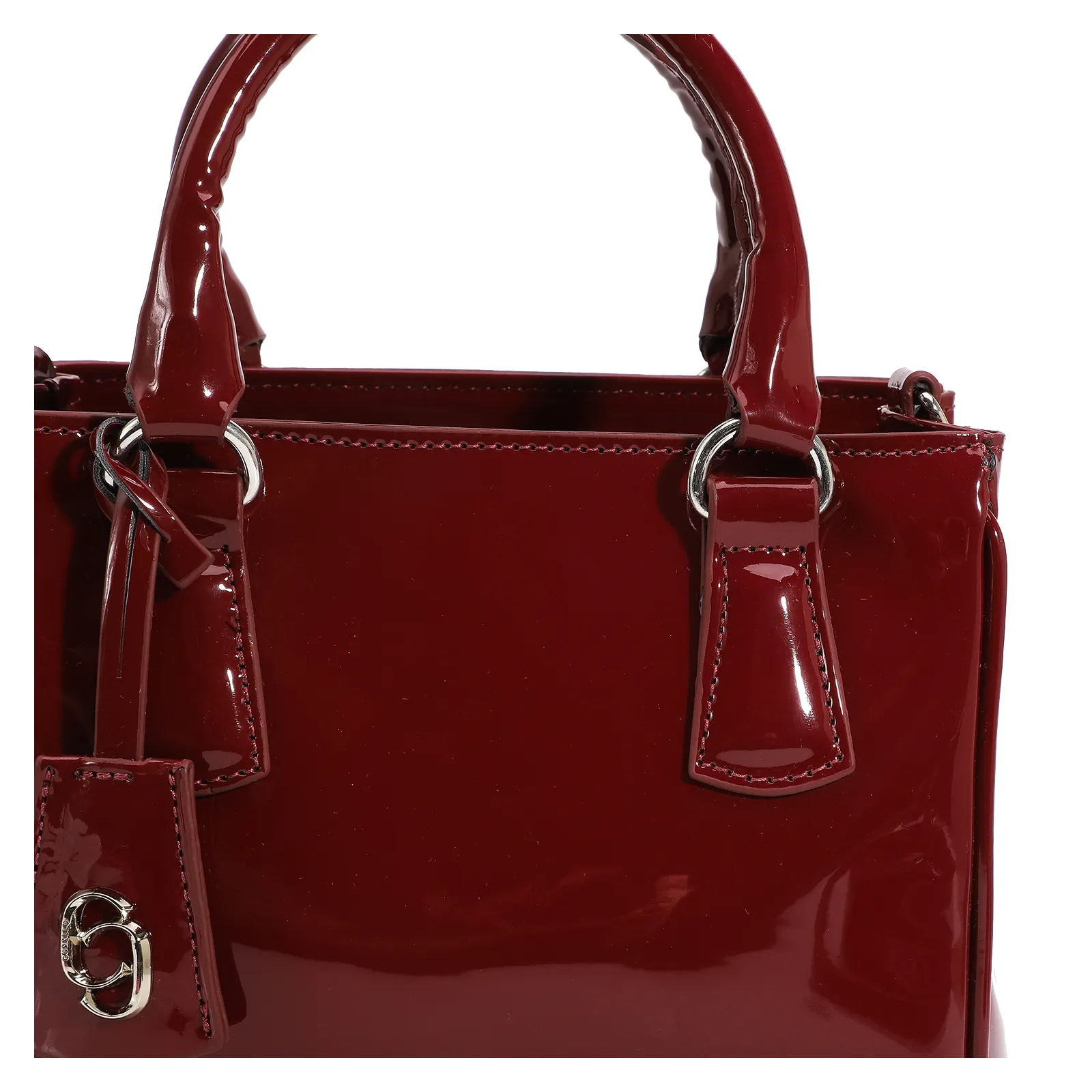 Bolsa Tote Verniz Vinho