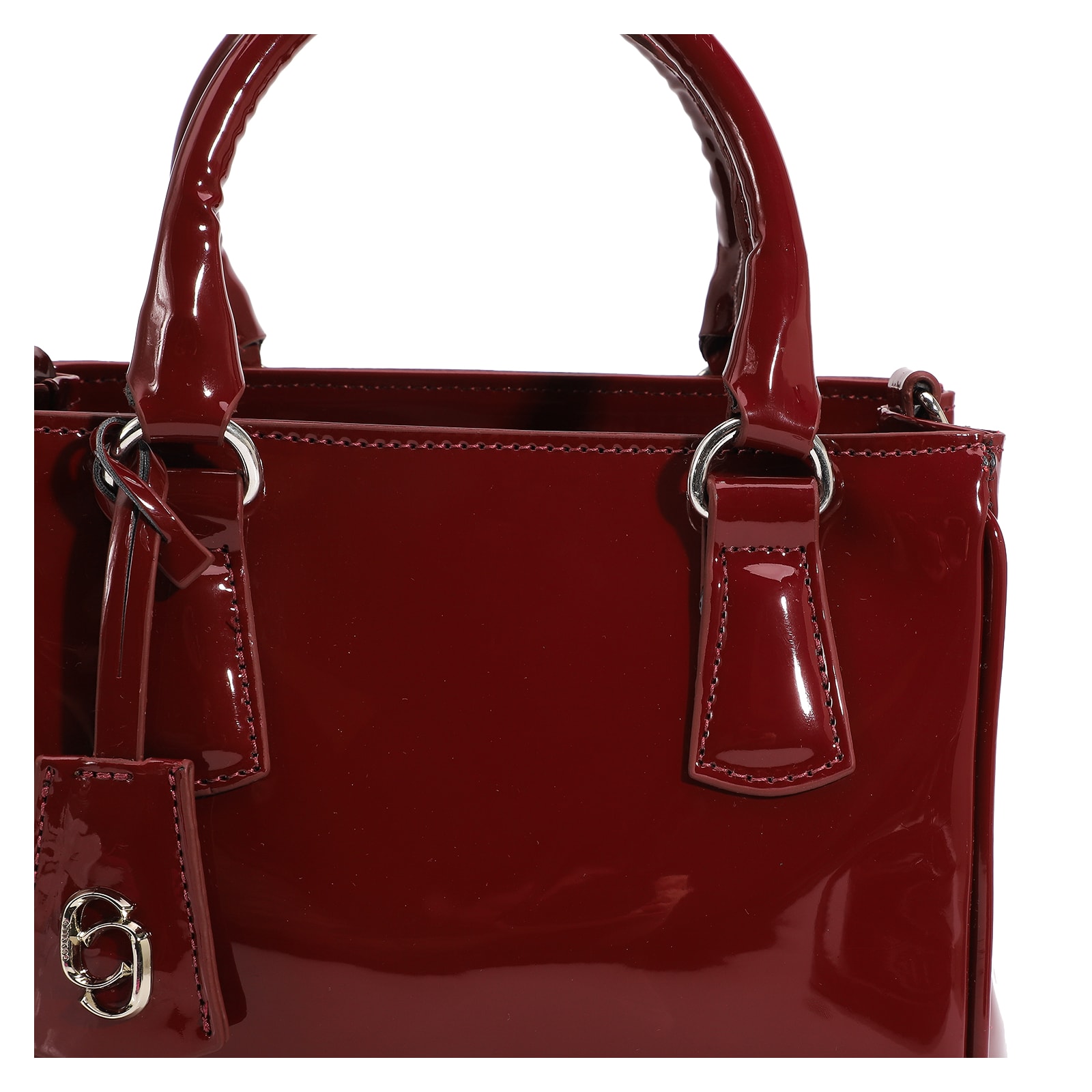 Bolsa Tote Verniz Vinho