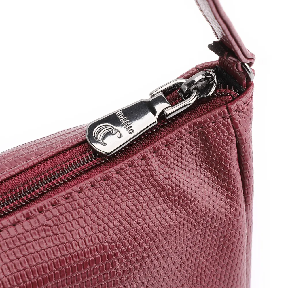 Bolsa Transversal Aalt Lezard Vinho - imagem 5