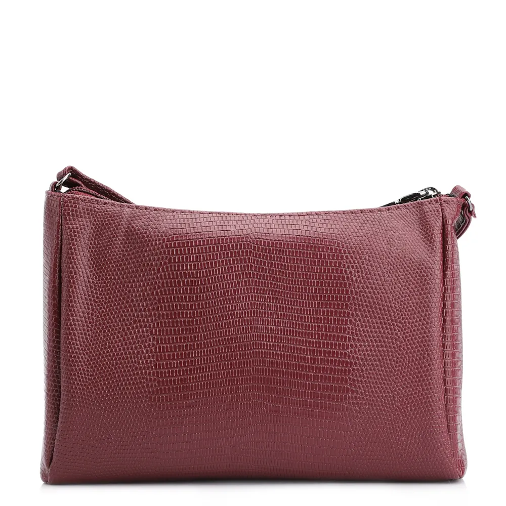 Bolsa Transversal Aalt Lezard Vinho - imagem 3