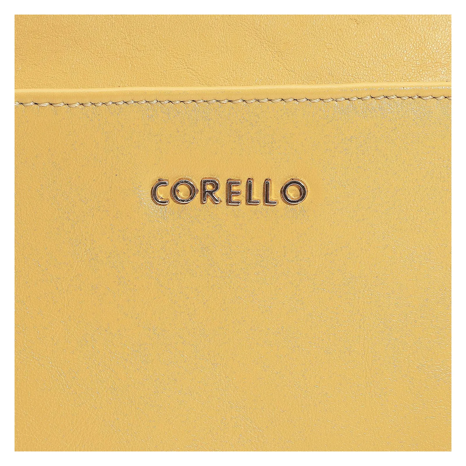 Bolsa Transversal Agnes Couro Amarelo
