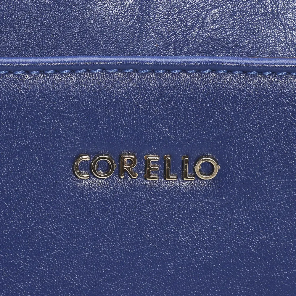 Bolsa Transversal Agnes Couro Azul - imagem 5