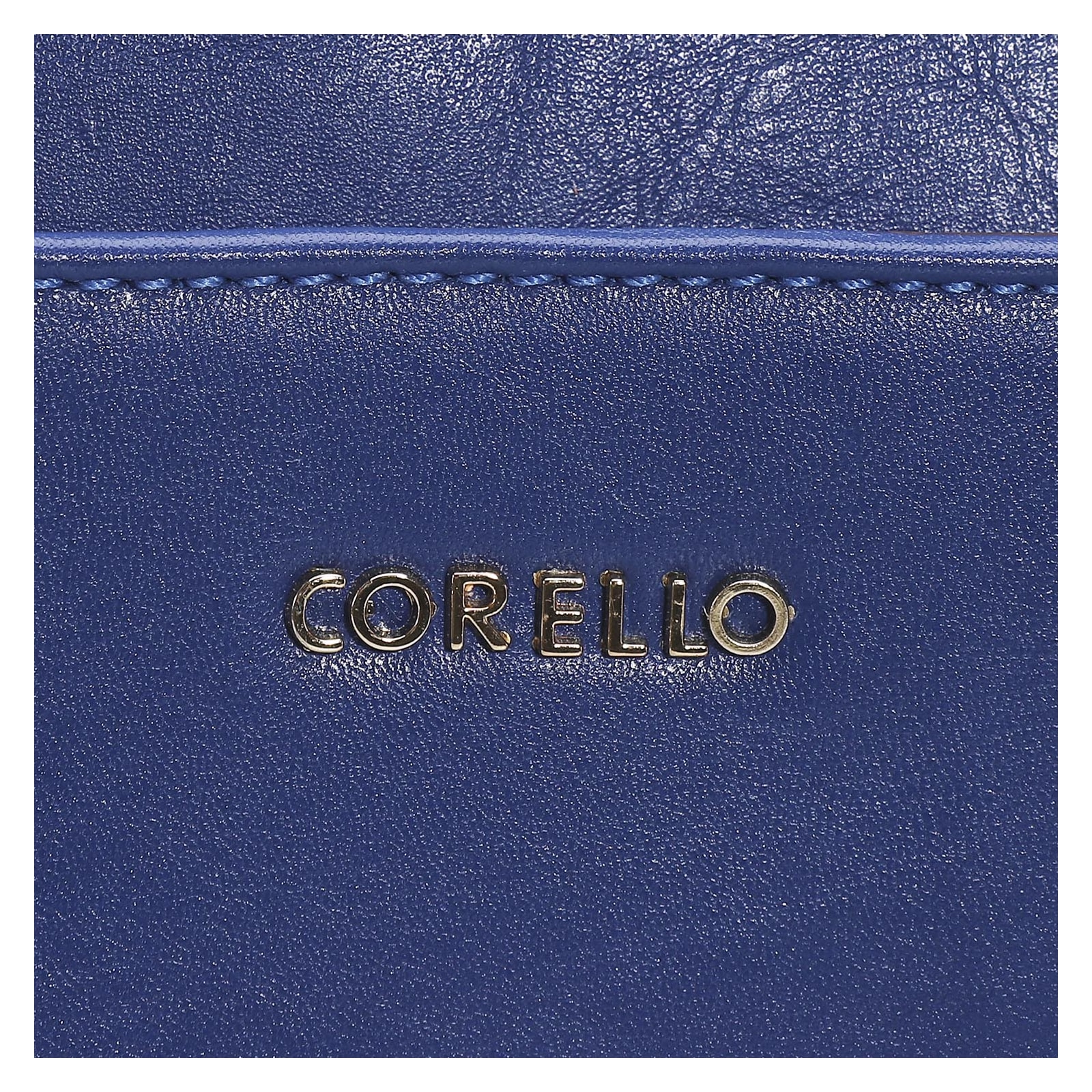 Bolsa Transversal Agnes Couro Azul
