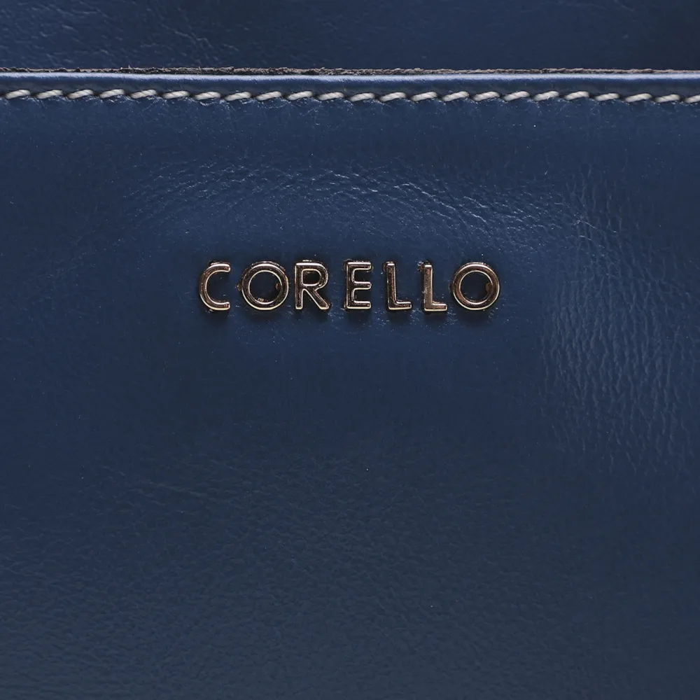 Bolsa Transversal Agnes Couro Azul - imagem 5