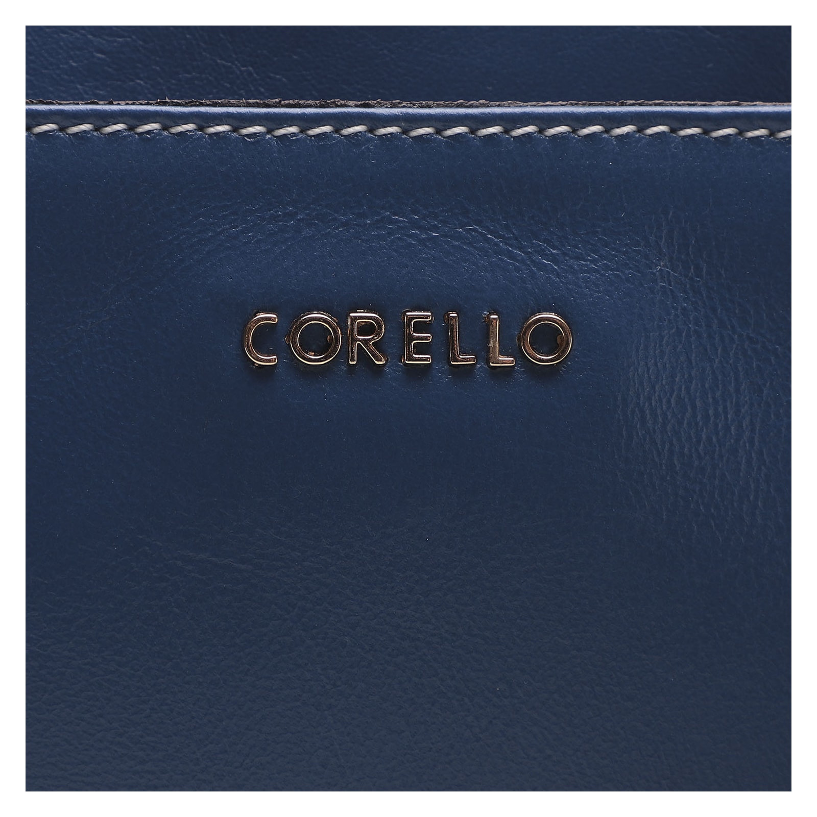 Bolsa Transversal Agnes Couro Azul