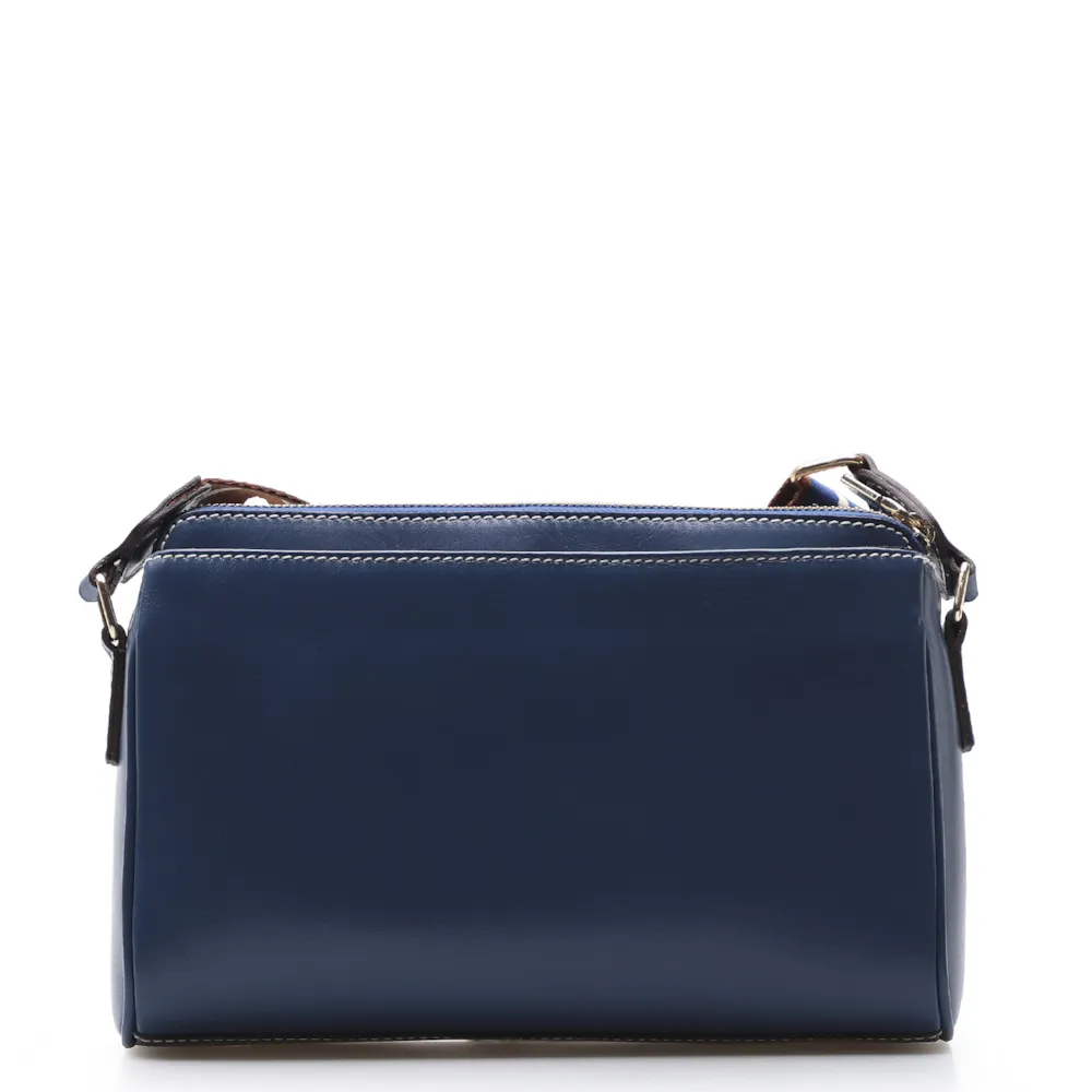 Bolsa Transversal Agnes Couro Azul - imagem 3