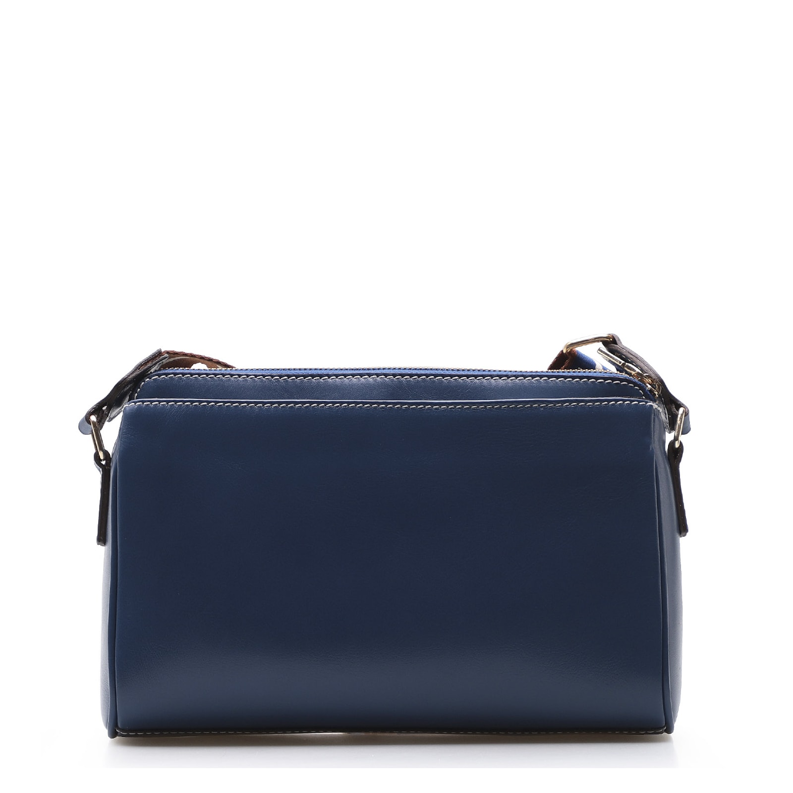 Bolsa Transversal Agnes Couro Azul