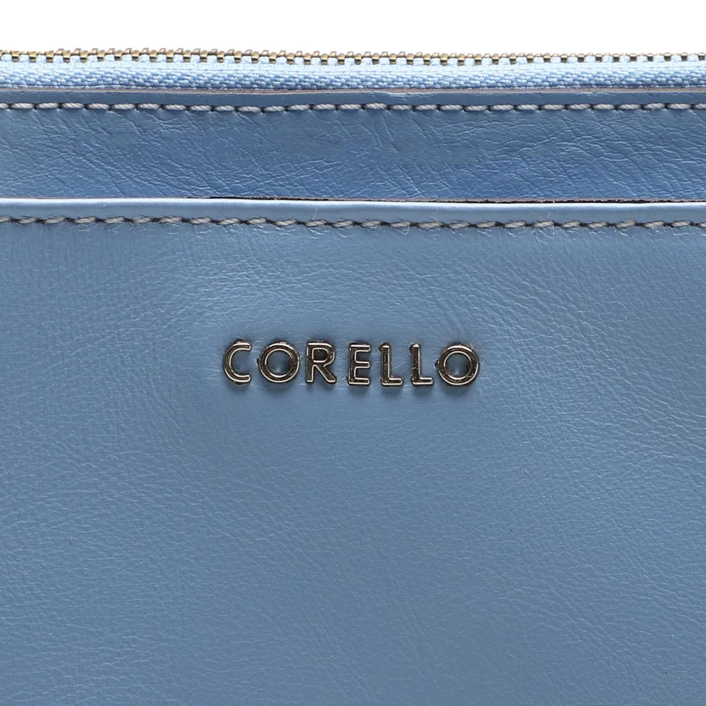 Bolsa Transversal Agnes Couro Azul - imagem 5