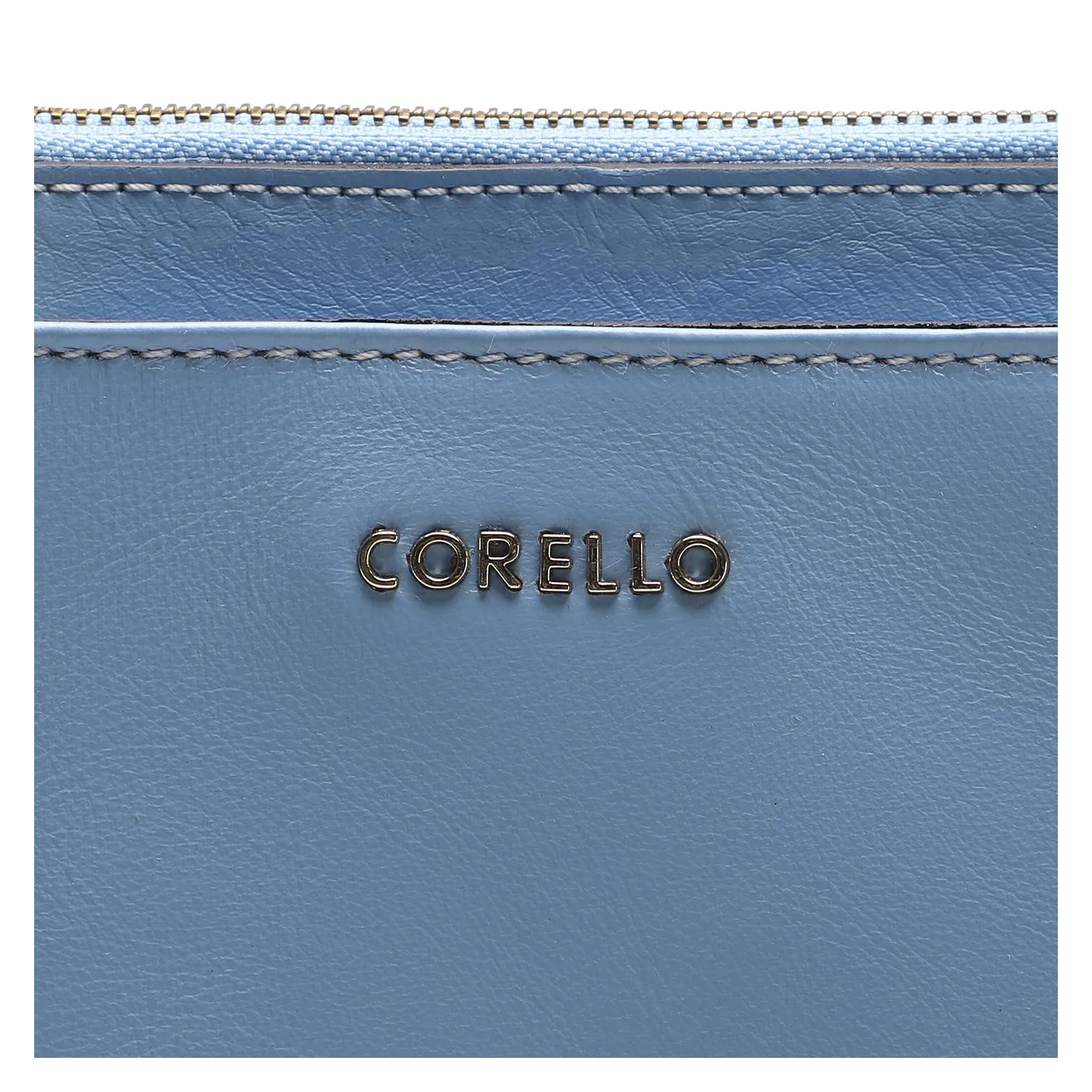 Bolsa Transversal Agnes Couro Azul