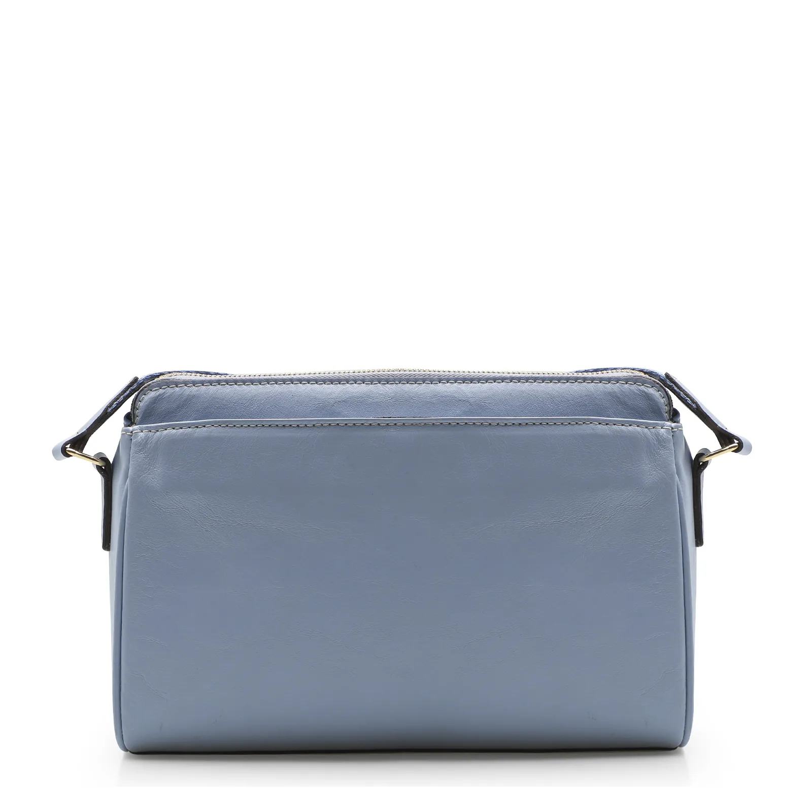 Bolsa Transversal Agnes Couro Azul