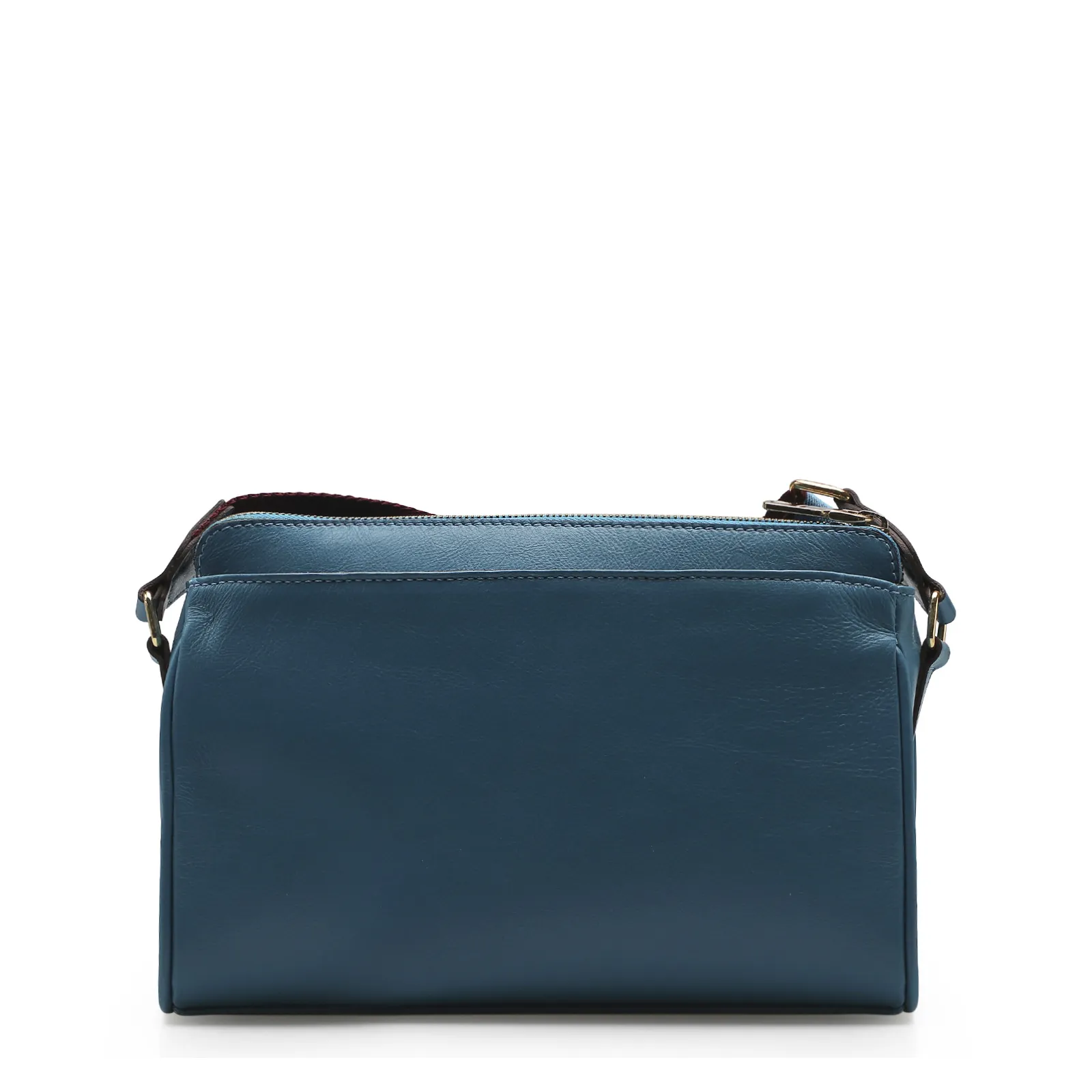 Bolsa Transversal Agnes Couro Azul