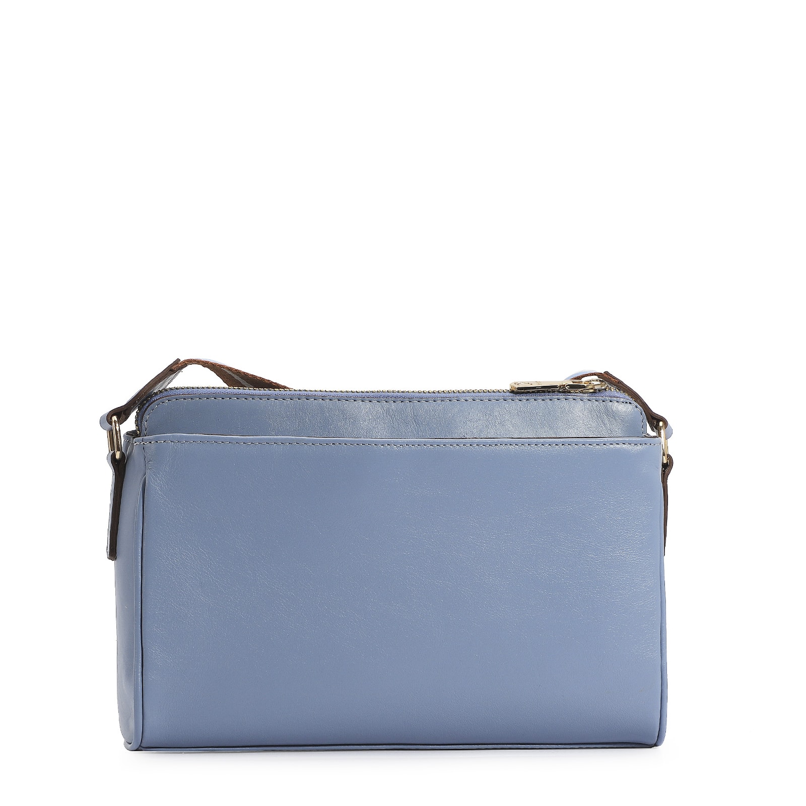 Bolsa Transversal Agnes Couro Azul