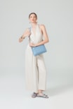 Bolsa Transversal Agnes Couro Azul - imagem 7