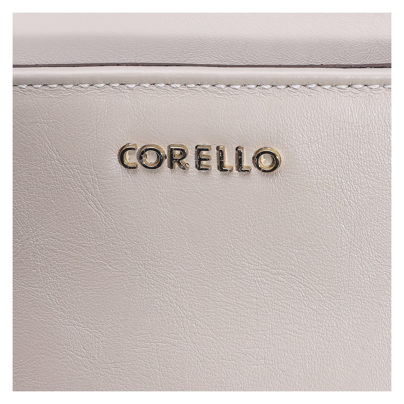 Bolsa Transversal Agnes Couro Bege