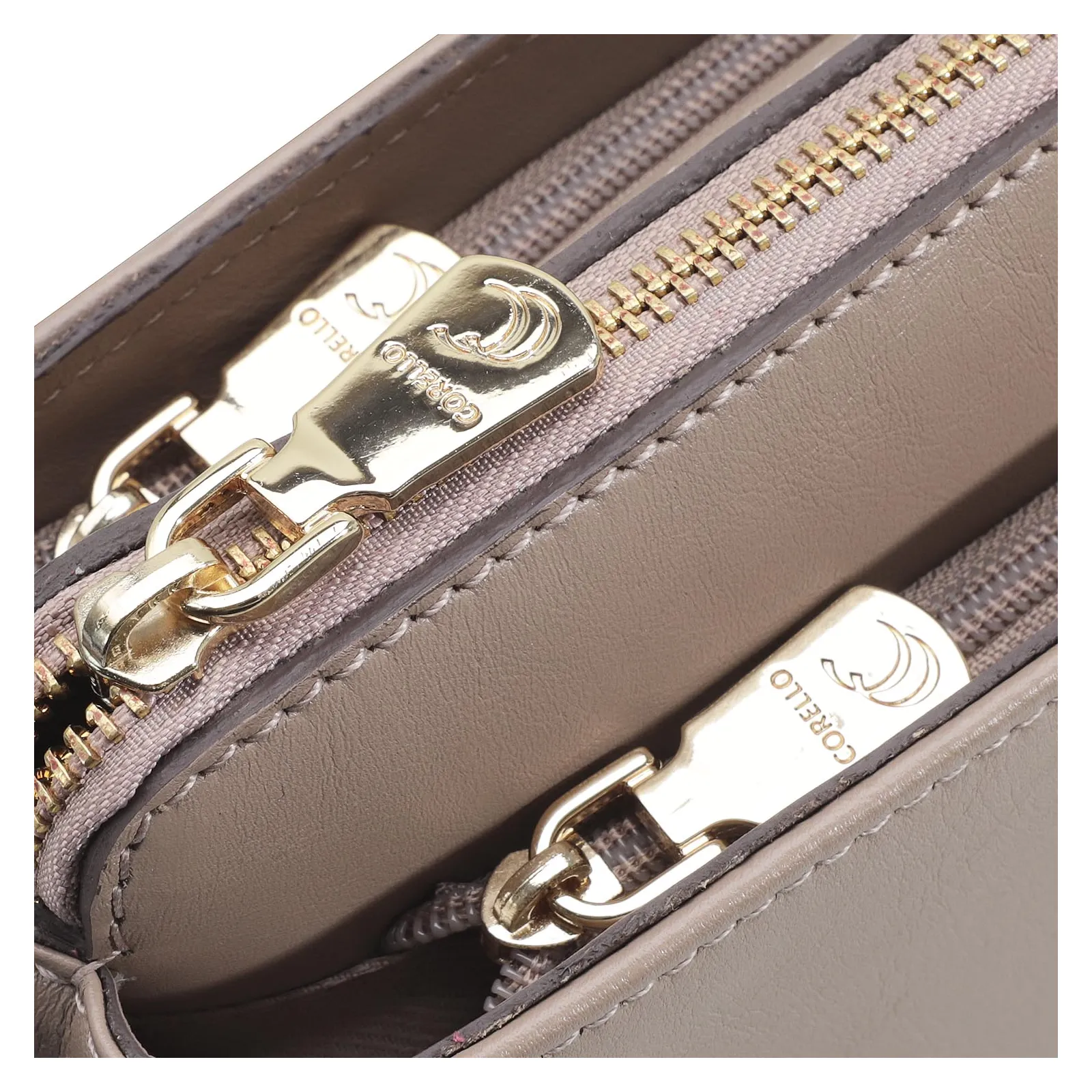 Bolsa Transversal Agnes Couro Bege