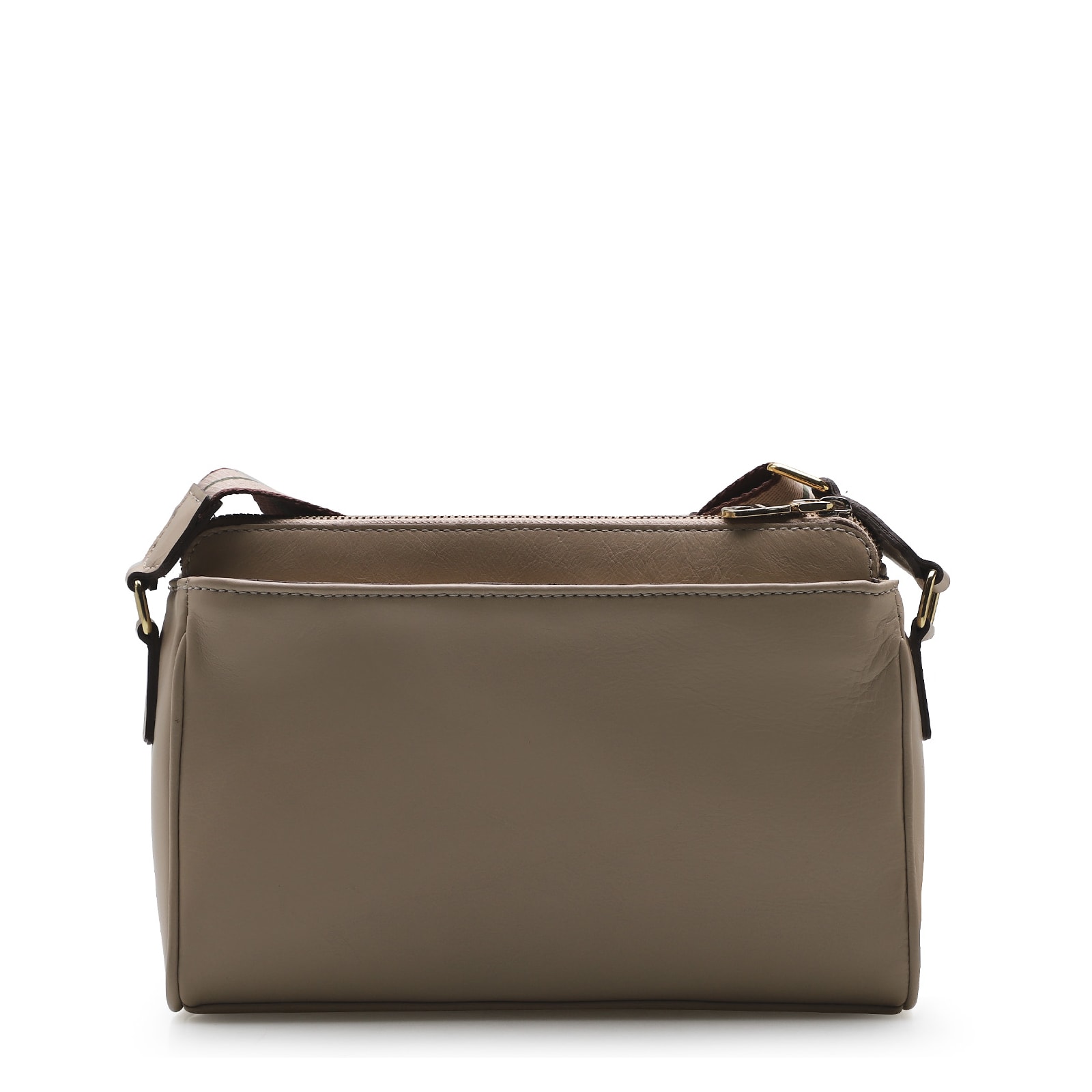 Bolsa Transversal Agnes Couro Bege