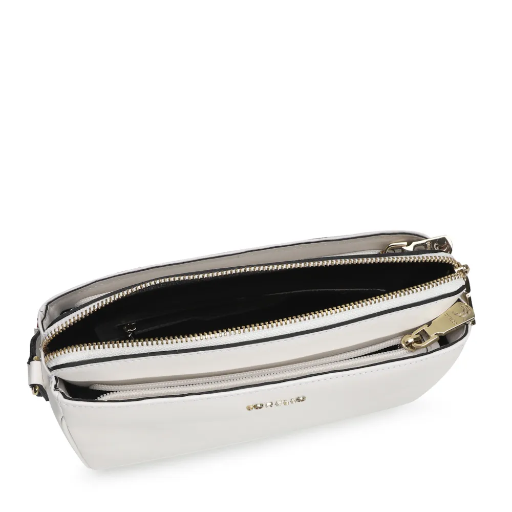 Bolsa Transversal Agnes Couro Branco - imagem 4