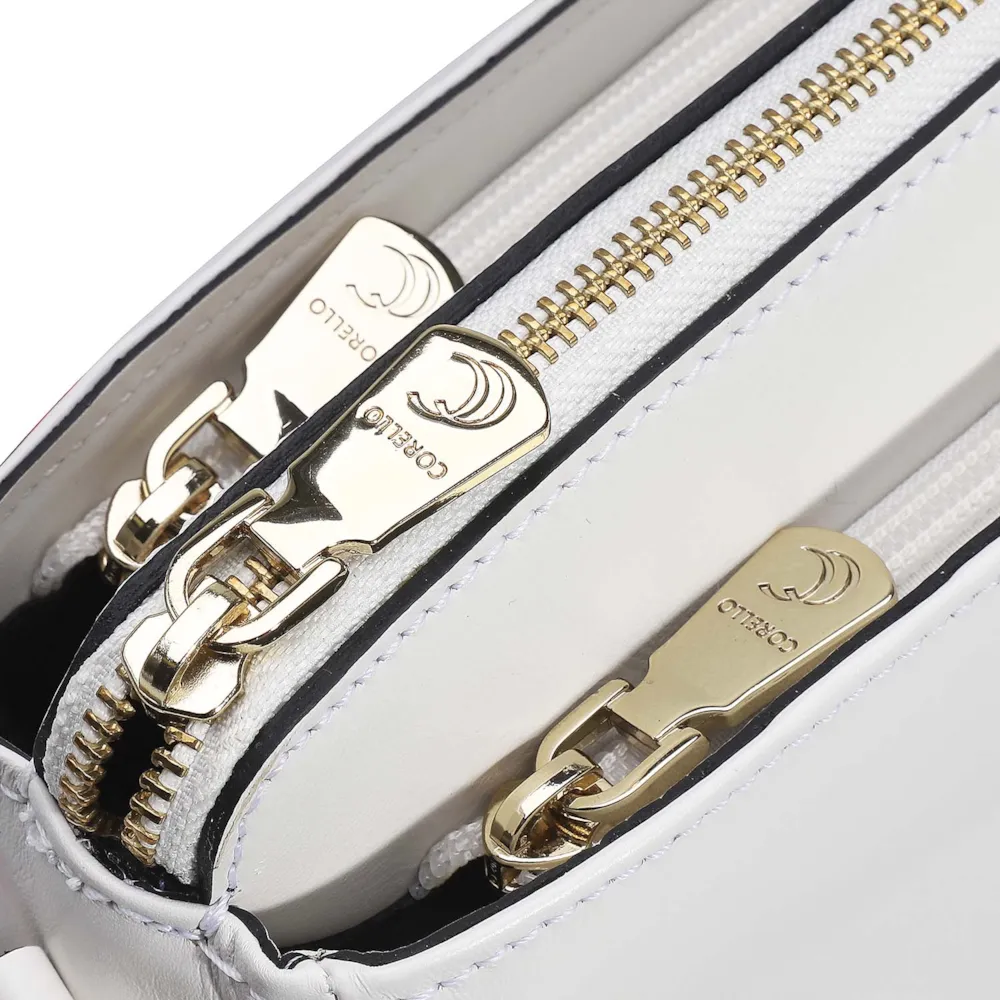 Bolsa Transversal Agnes Couro Branco - imagem 5