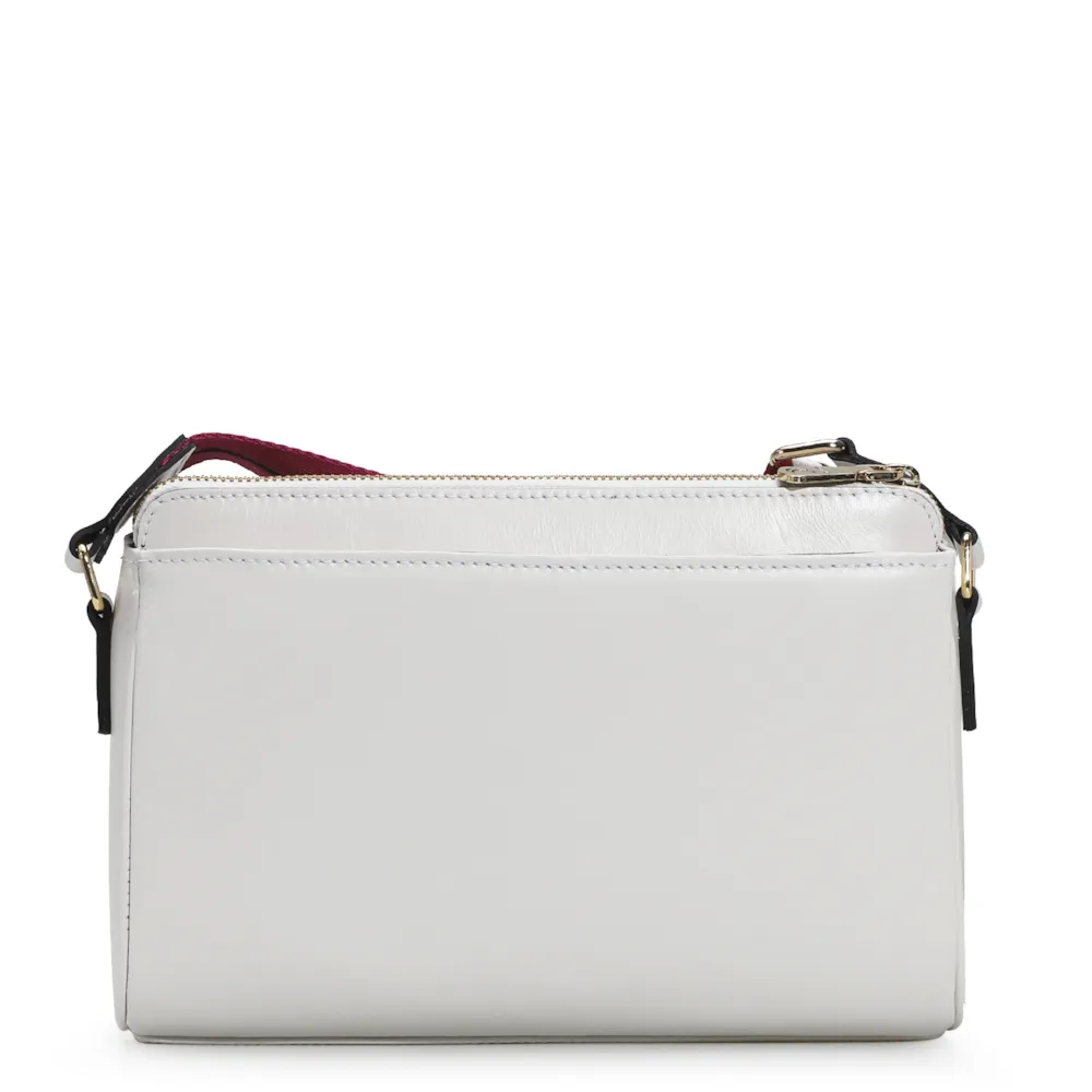 Bolsa Transversal Agnes Couro Branco - imagem 3