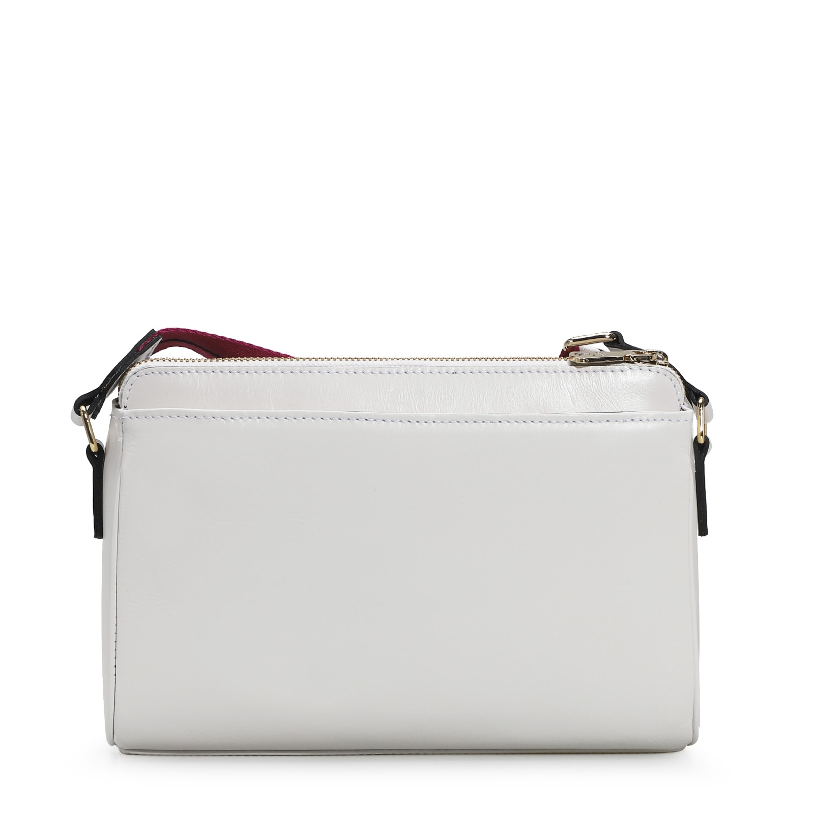 Bolsa Transversal Agnes Couro Branco