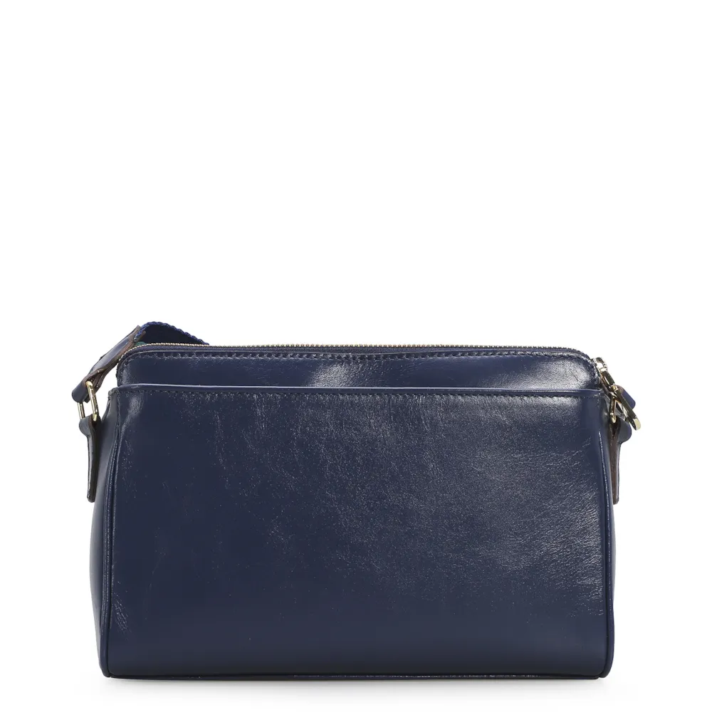 Bolsa Transversal Agnes Couro Marine - imagem 3